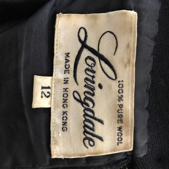 Vintage 1960’s wool jersey dress size 6 - Picture 4 of 4